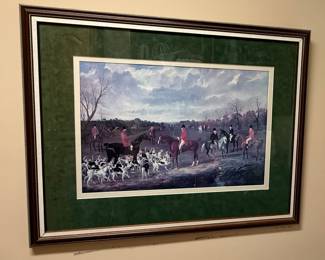 Sir Richard Sutton and the Quorn Hounds Print