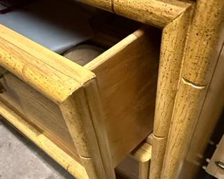 Lea Furniture Faux Bamboo Five-Drawer Dresser