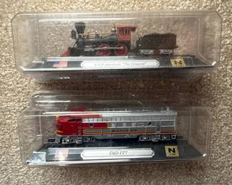 N Scale Die-Cast Locomotive Display Models
