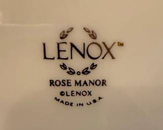 Lenox Rose Manor Cake Plate