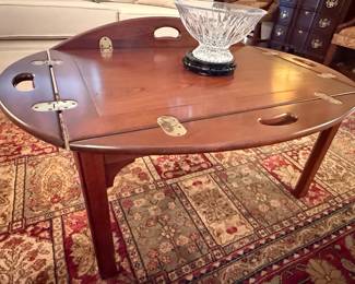 Chippendale Style Butler Tray Coffee Table