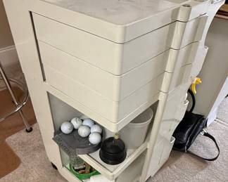 Joe Colombo Boby Style Rolling Storage Cart