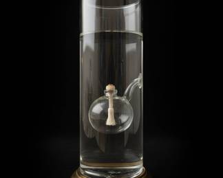Wolfard Hand Blown Glass Oil Lamp