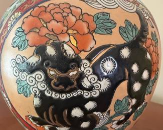 Decorative Ceramic Vessel Collection with Ginger Jar