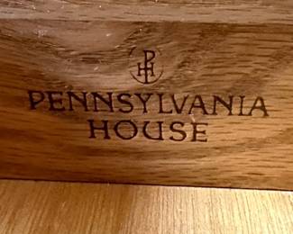 Pennsylvania House Cherry Wood Bonnet Top Armoire