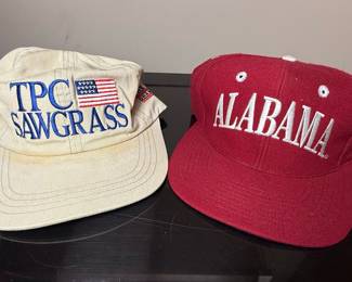 Collection of Five Vintage Embroidered Baseball Caps