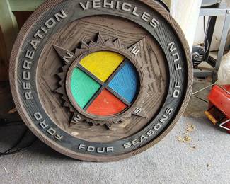 Rare Ford motor company signs