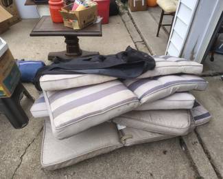 Outdoor furniture cushions