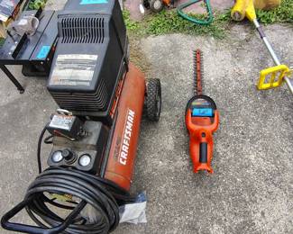 Air compressor and yard tools