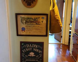 Wall photos and picture frames