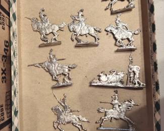 Vintage metal soldiers