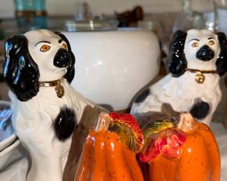 Pair Staffordshire puppies