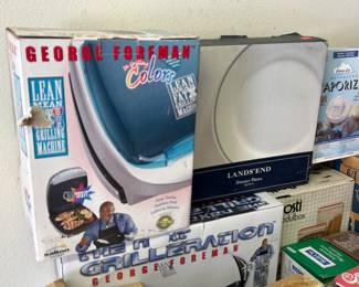 Small appliances new in box.