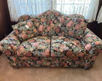 Beautiful tapestry loveseat. Clean, like new.