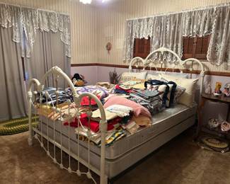 Beautiful Iron bed.