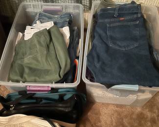 Men’s pants, shorts.