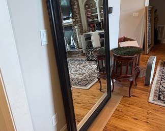 IKEA Hemnes Black Full Length Leaner Mirror