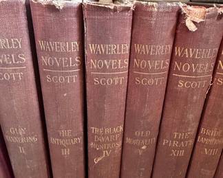 Waverley Novels by Sir Walter Scott (Partial Set)