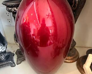 Anchor Hocking Royal Ruby Red Glass Vase