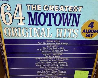 The Greatest 64 Motown Original Hits 4-LP Vinyl Box Set