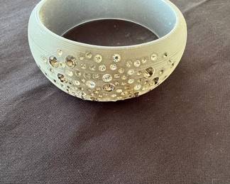 Alexis Bittar Lucite Crystal Bangle