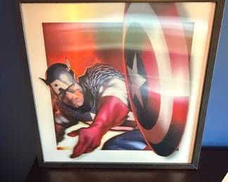 Alex Ross Captain America Giclee Print