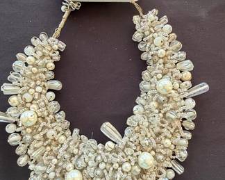 ALDO Statement Beaded Bib Necklace