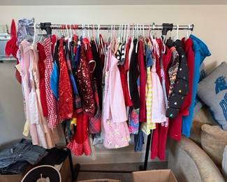 Assorted Children's Clothing Rack