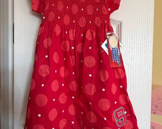 North Carolina State University Girls Smocked Dress