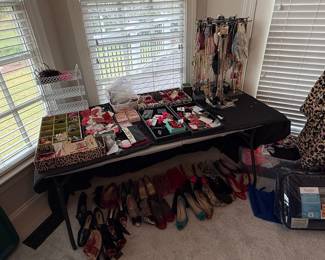Estate Sale Costume Jewelry and Footwear Collection
