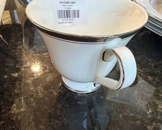 Waterford Harcourt Platinum Teacup and Saucer