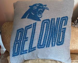 Carolina Panthers Throw Pillow