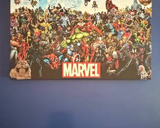 Marvel Comics The Lineup Canvas Print