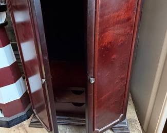 Traditional Mahogany Jewelry Armoire