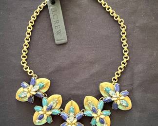 J.Crew Statement Floral Necklace
