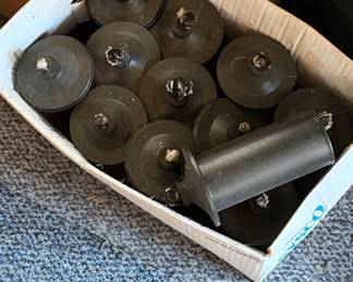 Vintage Cast Iron Oil Lamp Burners