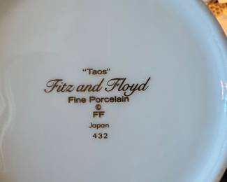 Fitz and Floyd Taos Fine Porcelain Dinnerware