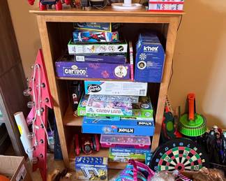 Assorted Vintage and Modern Children's Toys and Games Lot