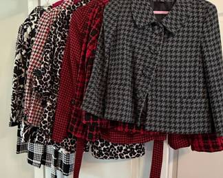 H&M Women's Patterned Jackets Collection - Houndstooth and Leopard Print