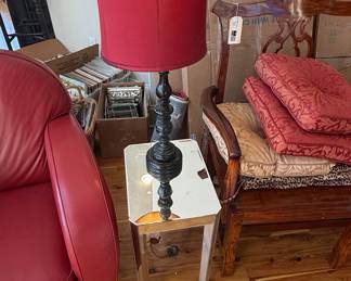 Hollywood Regency Mirrored Accent Table