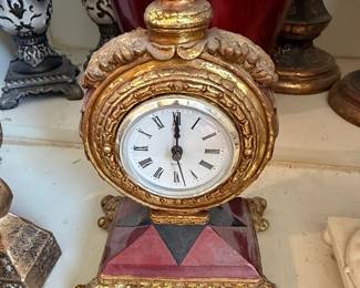 Jester Figural Mantel Clock