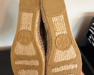 Tory Burch Sequin Floral Espadrille Flats