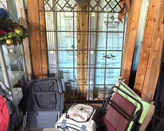 Wrought Iron Garden Trellis with Diamond Accent