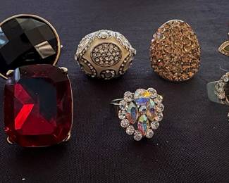 Assorted Fashion Costume Rings