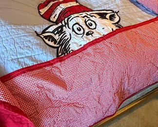 Pottery Barn Kids Dr. Seuss Cat in the Hat Quilt