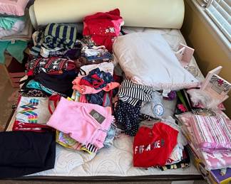 Assorted Children's Clothing and Bedding Lot