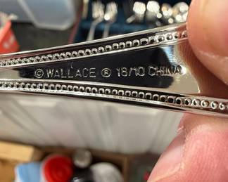 Wallace Bead Pattern 18/10 Stainless Steel Flatware Set