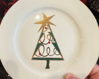 Pier 1 Imports Christmas Tree Salad Plate