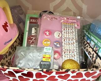 Unicorn and Rainbow Stationery and Craft Lot