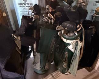 Assorted Vintage Golf Club Collection